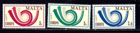 Малі Держави Європи Малые Государства Европы ^/--/^ Мальта 1973 г  MNH - EUROPA CEPT - ^_^^^ Мальта 1973 MNH - EUROPA CEPT - фото фото фото