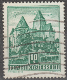 Австрія Австрия ^/--/^ Австрия Австрія 1957 замки архітектура ^_^^^ Австрия 1957 замки архитектура - фото фото фото