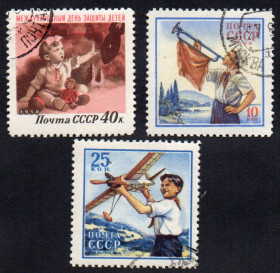 СРСР - СССР - ^/--/^ СРСР 1958 - Міжнародний день захисту дітей  (Г) ^_^^^ СССР 1960 — 40 лет Армянской ССР (Г) - фото фото фото