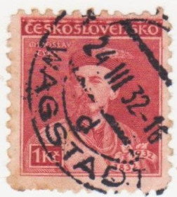 Чехословаччина Чехословакия ^/--/^ Чехословакия   1932 г № 305 гашеная ^_^^^ Чехословаччина 1932 р. No 305 гашена - фото фото фото