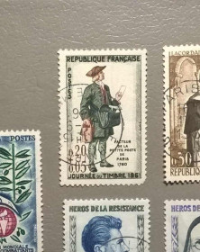 Франція Франция ^/--/^ Франция Личности 1961 ^_^^^ Франція Особистості 1961 - фото фото фото