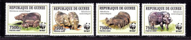 Мистецтво Искусство ^/--/^ Фауна . Гвинея 1989 г MNH - серия ^_^^^ Фауна . Гвінея 1989 MNH - серія - фото фото фото