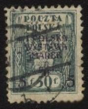 Польща Польша ^/--/^ Польша 1919 г № 122 А гашеная ^_^^^ Польща 1919 р. No 122 А гашена - фото фото фото