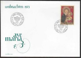 Європа Европа ^/--/^ Лихтенштейн 1973 ЖИВОПИСЬ ФРЕСКА МАДОННА НАСТЕННАЯ РОСПИСЬ ЦЕРКВИ РЕЛИГИЯ ХРИСТИАНСТВО КПД Mi.595 ^_^^^ 1973 ЖИВОПИС ФРЕСКА МАДОННА НАСТАННА РОЗСПИС ЦЕРКВИ РЕЛІГІЯ ХРИСТИАНСТВО ККД Mi.595 - фото фото фото