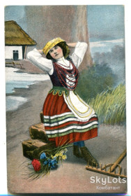 Україна Украина ^/--/^ Поштівка &amp;quot;Українські типи і краєвиди&amp;quot; 1918 р. Feldpost. ^_^^^ Почтовка &amp;quot; Украинские типы и виды &amp;quot; 1918 г. Feldpost. - фото фото фото