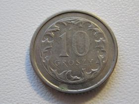 Сучасна (після ) Современная (после ) ^/--/^ Польша 10 грошей 1993 года 33623 ^_^^^ Польща 10 грошей 1993 33623 - фото фото фото