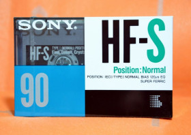 Касети Кассеты ^/--/^ Аудио кассета Sony HF S 90 Япония 1990 запечатана  TYPE I ^_^^^ Аудіо касета Sony HF S 90 Японія 1990 запечатана TYPE I - фото фото фото