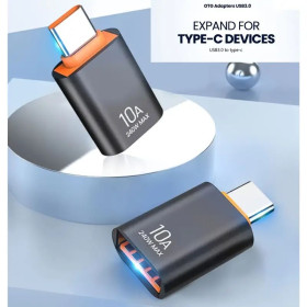 Інше Другое ^/--/^ Адаптер USB-C       (Male, папа) - USB 3.0       (Female, мама) 10 /--/ A, 240 /--/ W, OTG ^_^^^ Адаптер USB-C (Male, тато) - USB 3.0 (Female, мама) 10 /--/ A, 240 /--/ W, OTG - фото фото фото