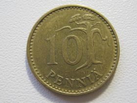 Фінляндія Финляндия ^/--/^ Финляндия 10 пенни 1972 года 1849 ^_^^^ Фінляндія 10 пенні 1972 1849 - фото фото фото