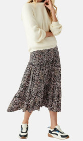 Спідниці Юбки ^/--/^ віскозна спідниця з воланом 62-66 /--/ р ^_^^^ вискозная юбка с воланом 62-66 /--/ р - фото фото фото