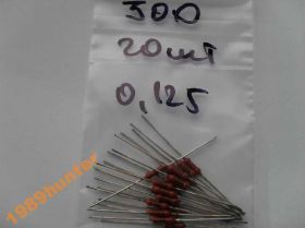 Резистори Резисторы ^/--/^ Резисторы 300 Ом 0,125 Вт (20 /--/ шт.) ^_^^^ Резистори 300 Ом 0,125 Вт (20 /--/ шт.) - фото фото фото