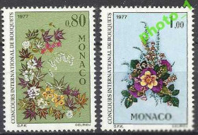 Інші країни Другие страны ^/--/^ Монако 1976 флора цветы 2 /--/ м. ^_^^^ Монако 1976 флора квіти 2 /--/ м. - фото фото фото