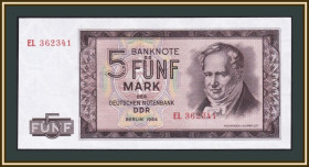 Німеччина Германия ^/--/^ Германия  (ГДР) 5 марок 1964 P-22  (22 /--/ a) UNC ^_^^^ Німеччина (НДР) 5 марок 1964 P-22 (22 /--/ a) UNC - фото фото фото