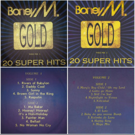 Платівки Пластинки ^/--/^ Boney M - Gold. 20 Super Hits - 1976-85.   (2 /--/ LP). 12. Vinyl. Пластинки ^_^^^ Boney M - Gold. 20 Super Hits - 1976-85. (2 /--/ LP). 12. Vinyl. Пластинки - фото фото фото