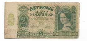 Угорщина Венгрия ^/--/^ Венгрия 2 пенгo 1940 редкость ^_^^^ Угорщина 2 пенгo 1940 рідкість - фото фото фото