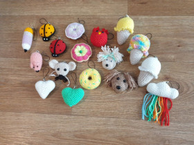 М'які іграшки Мягкие игрушки ^/--/^ Вязаные брелки ручной работы ^_^^^ В'язані брілки ручної роботи - фото фото фото