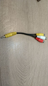 Кабелі та перехідники Кабели и переходники ^/--/^ Кабель для техники 3.5 jack на 3 /--/ RCA-мама ^_^^^ Кабель для техніки 3.5 jack на 3 /--/ RCA-мама - фото фото фото