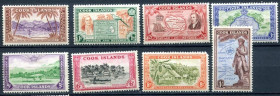 Великобританія Великобритания ^/--/^ БРИТАНСКИЕ КОЛОНИИ. 1946. КОРОЛЬ ГЕОРГ VI. ОСТРОВА КУКА.. НЕПОЛНАЯ СЕРИЯ. MNH/MLH. ^_^^^ Британські колонії. 1946. Король Георг VI. Острова Кука. Неповна серія. MNH/MLH. - фото фото фото