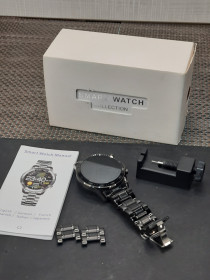 Розумні годинники (Smart watch) Умные часы (Smart watch) ^/--/^ 07     чорний чоловічий смарт-годинник з механізмом регулювання ремінця ^_^^^ 07 черный мужской смарт-часы с механизмом регулирования ремня - фото фото фото