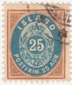 Ісландія Исландия ^/--/^ Исландия 1899 г № 21 гашеная ^_^^^ Ісландія 1899 р. No 21 гашена - фото фото фото