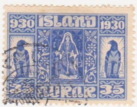 Ісландія Исландия ^/--/^ Исландия 1930 г. №  133 гашеная ^_^^^ Ісландія 1930 р. No 133 гашена - фото фото фото