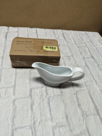 Інший посуд Другая посуда ^/--/^ 5458 білий порцеляновий соусник  (Gravy Boat) бренду WishDeco об’ємом 200 мл ^_^^^ 5458 белый фарфоровый соусник (Gravy Boat) бренда WishDeco объемом 200 мл - фото фото фото