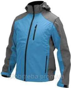 Спецодяг Спецодежда ^/--/^ Куртка робоча SOFTSHELL з прикріп капюшоном YATO розм XXL, синьо-сіра, 3 кишен, 96 поліес і 4 спан Y ^_^^^ Куртка рабочая SOFTSHELL с прикреп капюшоном YATO разм XXL, сине-серая, 3 карман, 96 полиэс и 4 спан Y - фото фото фото