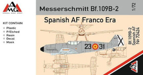 : : ^/--/^ AMG 72424 Messerschmitt Bf.109 /--/ B-2 Spanish AF Franco Era, 1/72 масштаб - фото фото фото