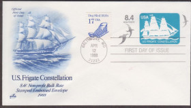 Північна Америка Северная Америка ^/--/^ США 1988 ПАРУСНЫЙ КОРАБЛЬ ПАРУСНИК CONSTELLATION МОРСКОЙ ТРАНСПОРТ МОРЕПЛАВАНИЕ ФЛОТ ХМК ОМ ПД ^_^^^ США 1988 ПАРУСНИЙ КОРАБЛЬ ПАРУСНИК CONSTELLATION МОРСЬКИЙ ТРАНСПОРТ МОРЕПЛАВАННЯ ФЛОТ ХМК - фото фото фото