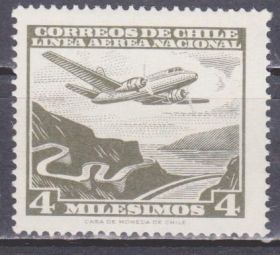 Південна Америка Южная Америка ^/--/^ Чили 1960 АВИАЦИЯ ВОЗДУШНЫЙ ТРАНСПОРТ ФЛОТ ВИНТОМОТОРНЫЙ САМОЛЁТ ПОЛЁТ РЕЙС 1 /--/ м Mi.568** ^_^^^ Чилі 1960 АВІАЦІЯ ПОВНІШНИЙ ТРАНСПОРТ ФЛОТ ВИНТОМОТОРНИЙ САМОЛЕТ ПОЛЕТ РЕЙС 1 /--/ М Mi.568 - фото фото фото