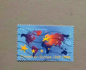 Франція Франция ^/--/^ Франция Карта Европа 1999 ^_^^^ Франція Карта Європа 1999 - фото фото фото