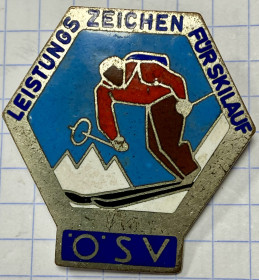 Спортивні Спортивные ^/--/^ Австрія. Лижний спорт.  в/м  «Leistungszeichen für Skilauf» від Лижного союзу Австрії ^_^^^ Австрия. Лыжный спорт. в/м «Leistungszeichen für Skilauf» от Лыжного союза Австрии - фото фото фото