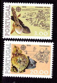 Австрія Австрия ^/--/^ Португалия  1976 г MNH -  CEPT ^_^^^ Португалія 1976 MNH - CEPT - фото фото фото