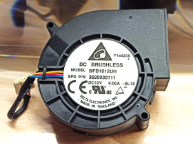 Системи охолодження Системы охлаждения ^/--/^ Б/В Вентилятор турбіна Delta Electronics model BFB /--/ 1012 /--/ UH 12 /--/ V, 6.00 /--/ A 4 /--/ pin код К /--/ 151 ^_^^^ Б/В Вентилятор турбина Delta Electronics model BFB /--/ 1012 /--/ UH 12 /--/ V, 6.00 /--/ A 4 /--/ pin код К /--/ 151 - фото фото фото