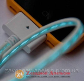 Зарядні пристрої Зарядные устройства ^/--/^ USB кабель Visible Green iPhone 30 /--/ pin - фото фото фото
