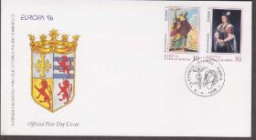 Європа Европа ^/--/^ Кипр 1996 ЕВРОПА ЖИВОПИСЬ ИЗОБРАЗИТЕЛЬНОЕ ИСКУССТВО КАРТИНА ПОЛОТНО ГЕРБ ГЕРАЛЬДИКА КПД Mi.877-878 ^_^^^ Кіпр 1996 ЄВРОПА ЖИВОПИС ВИРОБНИЧЕ МИСТЕЦТВО КАРТИНА ПОЛОТНО ГЕРБ ГЕРАЛЬДИКА КПД Mi.877-878 - фото фото фото