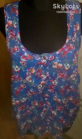 Блузки, сорочки Блузки, рубашки ^/--/^ синій кольоровий топ р /--/ 40 New look ^_^^^ Синий цветной топ р /--/ 40 New look - фото фото фото
