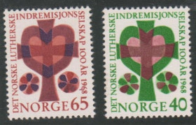 Скандинавія Скандинавия ^/--/^ Норвегия 1968 г.№ 586‑587 ** серия ^_^^^ Норвегія 1968 р. No 586‐587 ** серія - фото фото фото