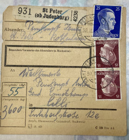 Європа Европа ^/--/^ Поштова картка. Рейх 1941 р.    (SP) ^_^^^ Почтовая карточка. Рейх 1941 г. (SP) - фото фото фото
