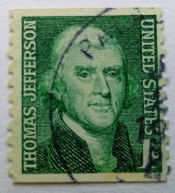 Північна Америка Северная Америка ^/--/^ США 1968 Томас Джефферсон, гашеная (II) ^_^^^ США 1968 Томас Джефферсон, гашена (II) - фото фото фото