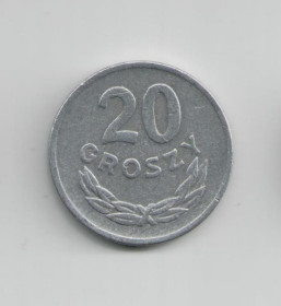 - року - года ^/--/^ Монета Польша 20 грошей 1973 года ^_^^^ Монета Польща 20 грошей 1973 - фото фото фото