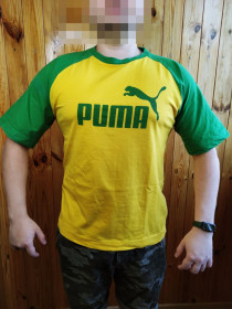 Футболки, майки Футболки, майки ^/--/^ Оригинал Футболка Puma 5/5 Размер L на рост 175/180 ^_^^^ Оригінал Футболка Puma 5/5 Розмір L на зростання 175/180 - фото фото фото