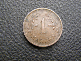 Фінляндія Финляндия ^/--/^ 1 марка Финляндия 1942 г ^_^^^ 1 марка Фінляндія 1942 - фото фото фото