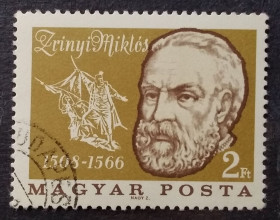 Угорщина Венгрия ^/--/^ Венгрия 1966 г - 400-летие со дня смерти Миклоша Зриньи, 1508-1566 гг ^_^^^ Угорщина 1966 р - 400-річчя з дня смерті Міклоша Зріньї, 1508-1566 рр - фото фото фото