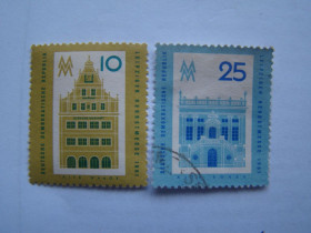 Інші країни Другие страны ^/--/^ ГДР, Михель, Германия 2010, 843  (чистая),844  (гашёная), Лейпцигская ярмарка. ^_^^^ НДР, Міхель, Німеччина 2010, 843 (чистий),844 (гашений), Лейпцігський ярмарок. - фото фото фото