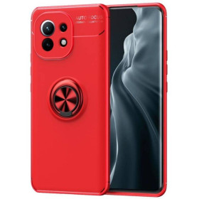 Чохли, бампера Чехлы, бампера ^/--/^ Чохол Fiji Hold для Xiaomi Mi 11 бампер накладка з підставкою Red ^_^^^ Чехол Fiji Hold для Xiaomi Mi 11 бампер накладка с подставкой Red - фото фото фото
