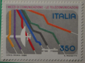 Інше Другое ^/--/^ Италия Телекоммуникации Связь Космос Радио 1986 MNH ^_^^^ Італія Зв'язок Космос Радіо 1986 MNH - фото фото фото