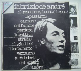 Платівки Пластинки ^/--/^ FABRIZIO DE ANDRÉ LP VG++ ^_^^^ FABRIZIO DE ANDRÉ LP VG+ + + - фото фото фото