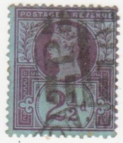 Великобританія Великобритания ^/--/^ Англия   1887 /--/ г..№ 89 гашеная ^_^^^ Англія 1887 р. No 89 гашена - фото фото фото