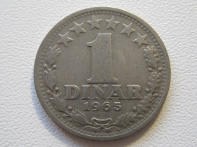 Югославія Югославия ^/--/^ Югославия 1 динар 1965 года #912 ^_^^^ Югославія 1 динар 1965 року #912 - фото фото фото
